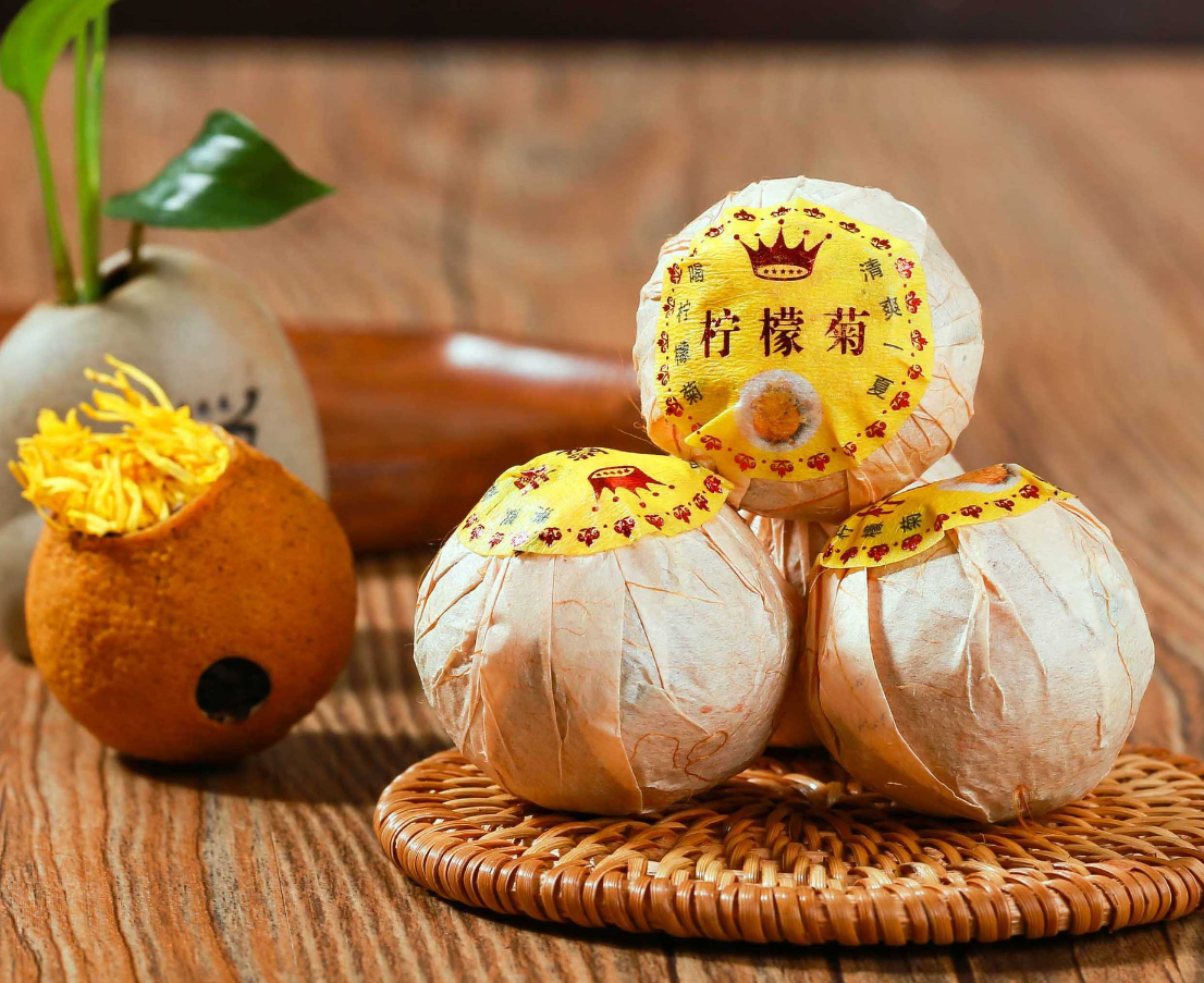 lemon & chrysanthemum ancient tree red tea