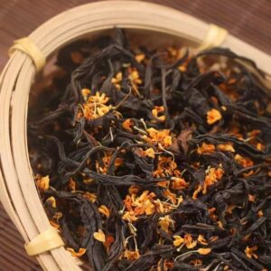 wild osmanthus ancient tree red tea