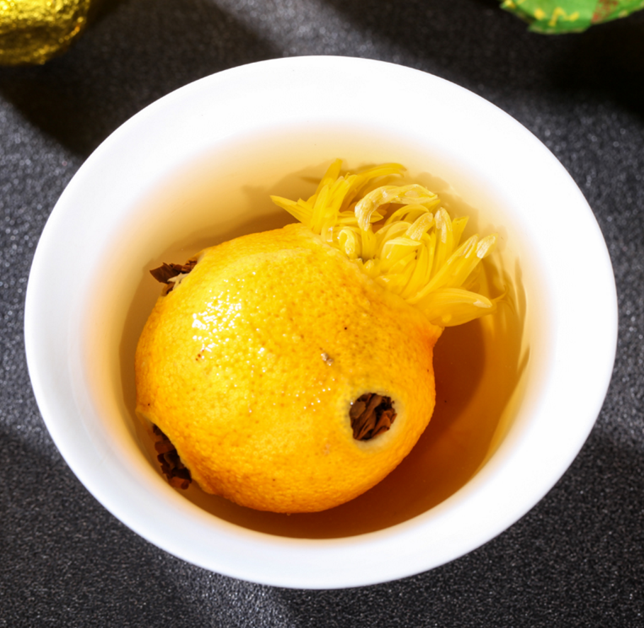 lemon & chrysanthemum ancient tree red tea