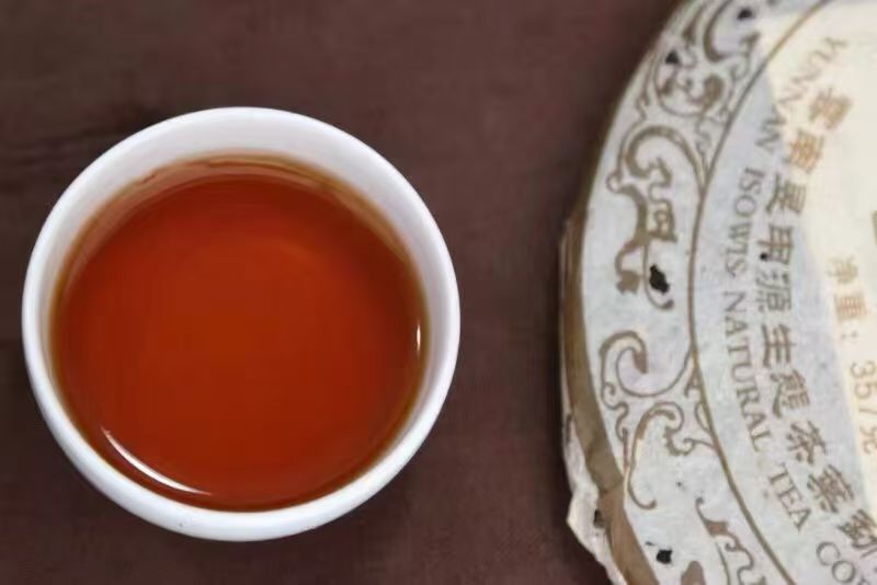 1990 "yuan" brand antique palace ripe puerh tea