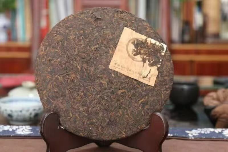 1990 "yuan" brand antique palace ripe puerh tea